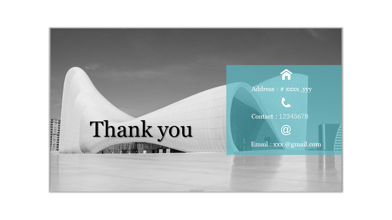 Free - Elegant Thank You PowerPoint Slide Template Designs